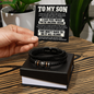 To My Son - I Know You Don't Always Talk About - Love You Forever Bracelet