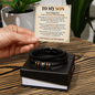 To My Son - Never Give Up - Love You Forever Bracelet