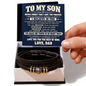 To My Son - Never Forget That I Love You - Love You Forever Bracelet