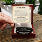 To My Son - Never Forget How Much I Love You - Love You Forever Bracelet