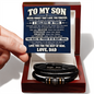 To My Son - Never Forget That I Love You - Love You Forever Bracelet