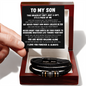 To My Son Never Walk Alone - Love You Forever Bracelet