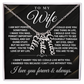 To My Wife - One Thing - Multi Vertical Name Necklace