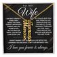To My Wife - One Thing - Multi Vertical Name Necklace