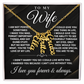 To My Wife - One Thing - Multi Vertical Name Necklace