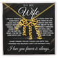 To My Wife - One Thing - Multi Vertical Name Necklace