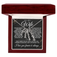 To My Wife - One Thing - Multi Vertical Name Necklace