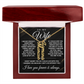 To My Wife - One Thing - Multi Vertical Name Necklace