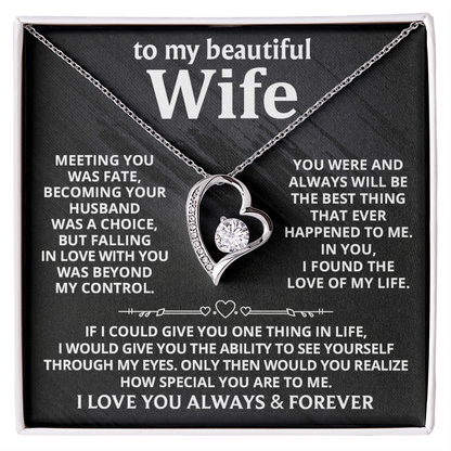 DS-1509040 - Wife - Meeting you  - Forever Love Necklace