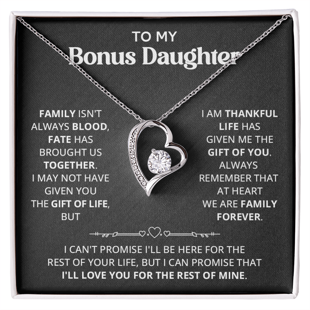Necklace For Bonus Daughter - Forever Love Necklace