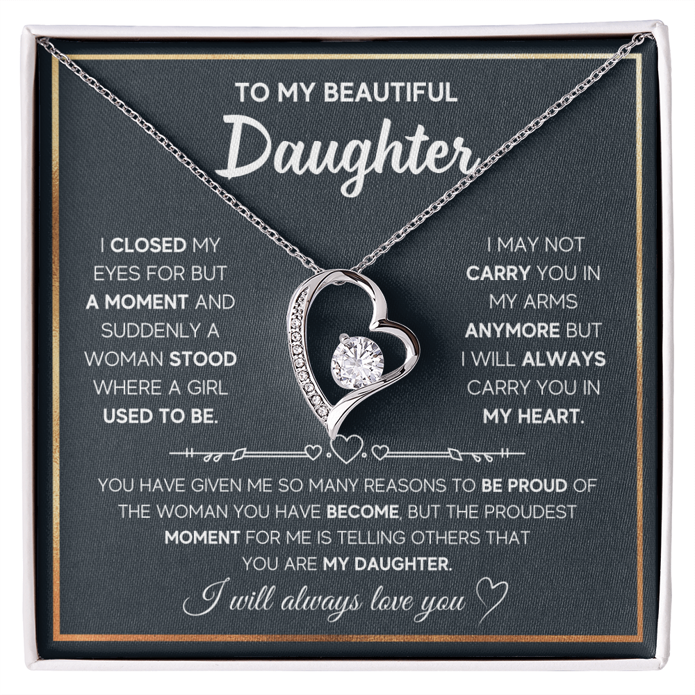Daughter - A Moment - Forever Love Necklace