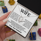 To My Wife - Best Thing - Forever Love Necklace