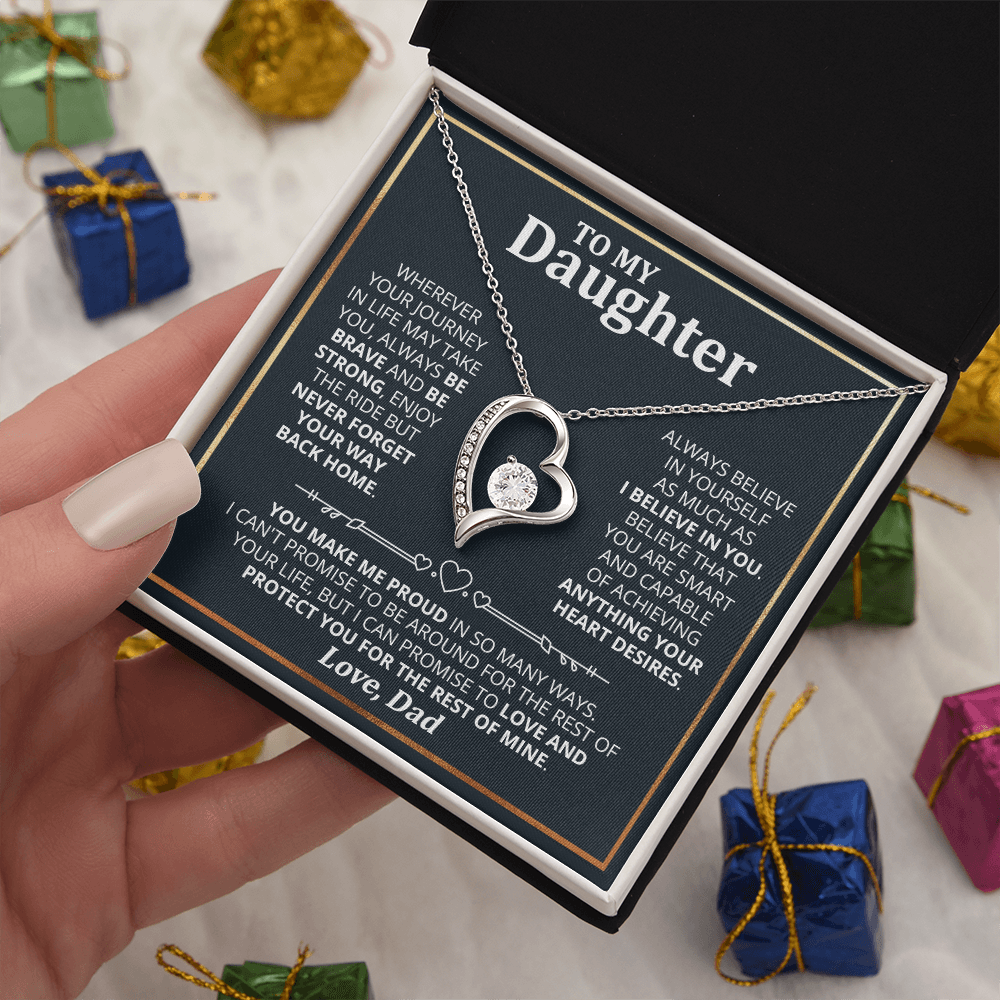 DS-1507590 - Daughter - Wherever your journey - Forever Love Necklace