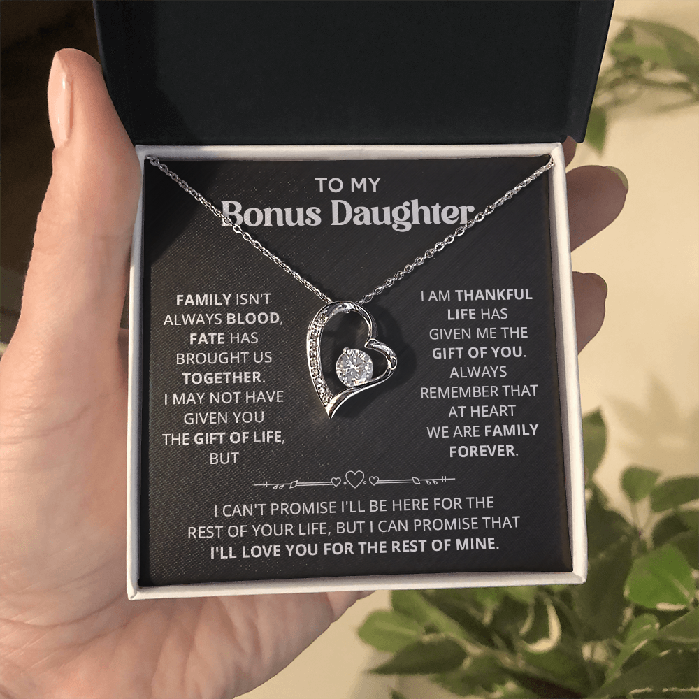 Necklace For Bonus Daughter - Forever Love Necklace