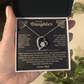 Daughter - Biggest Fan - Dad - Forever Love Necklace