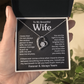 To My Wife - Breathing - Forever Love Necklace