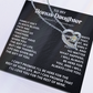 Necklace For Bonus Daughter - Forever Love Necklace - Black