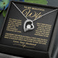 To My Wife - If I could - Forever Love Necklaces