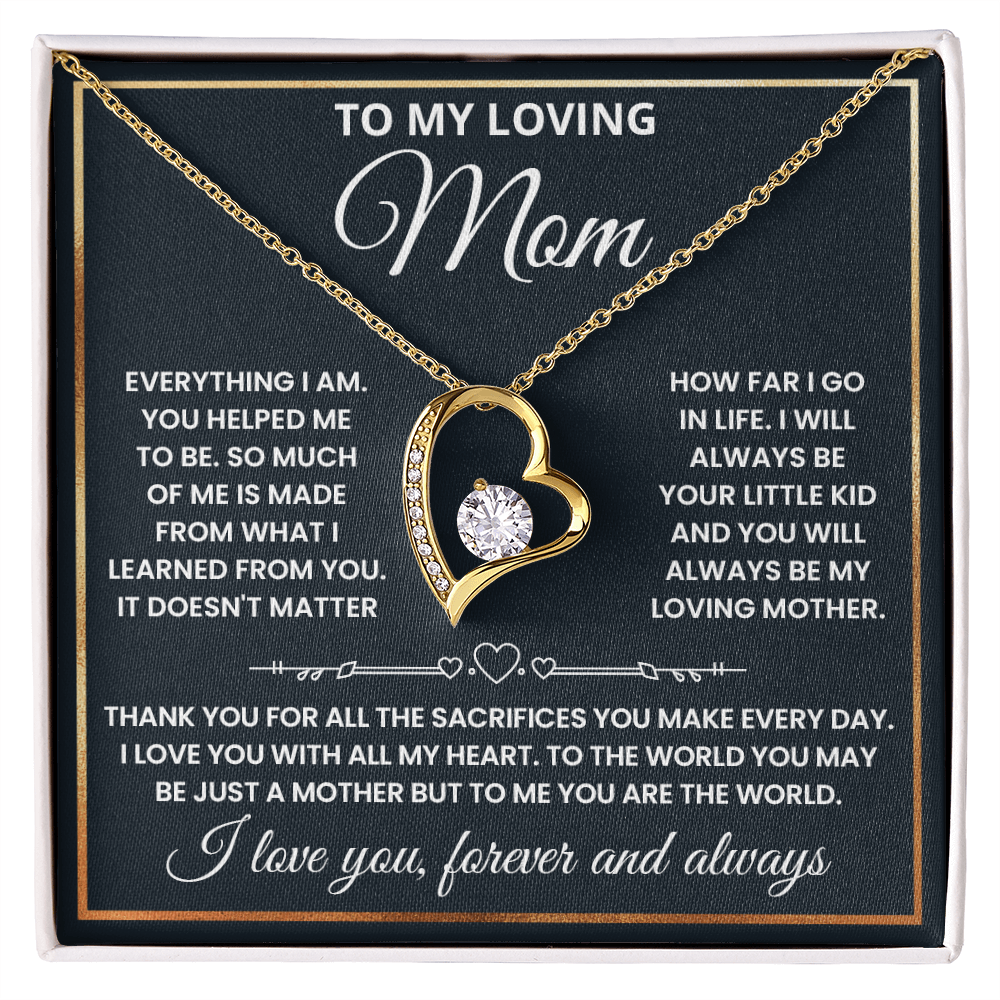 Mom - Everything I Am - Forever Love Necklace