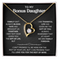 Necklace For Bonus Daughter - Forever Love Necklace