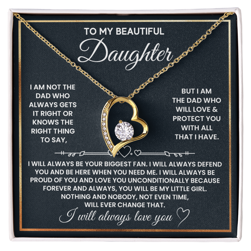 DS-1507599 - Daughter - Biggest fan - Forever Love Necklace