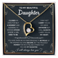 Daughter - I closed My Eyes - Forever Love Necklace