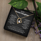 Necklace For Bonus Daughter - Forever Love Necklace