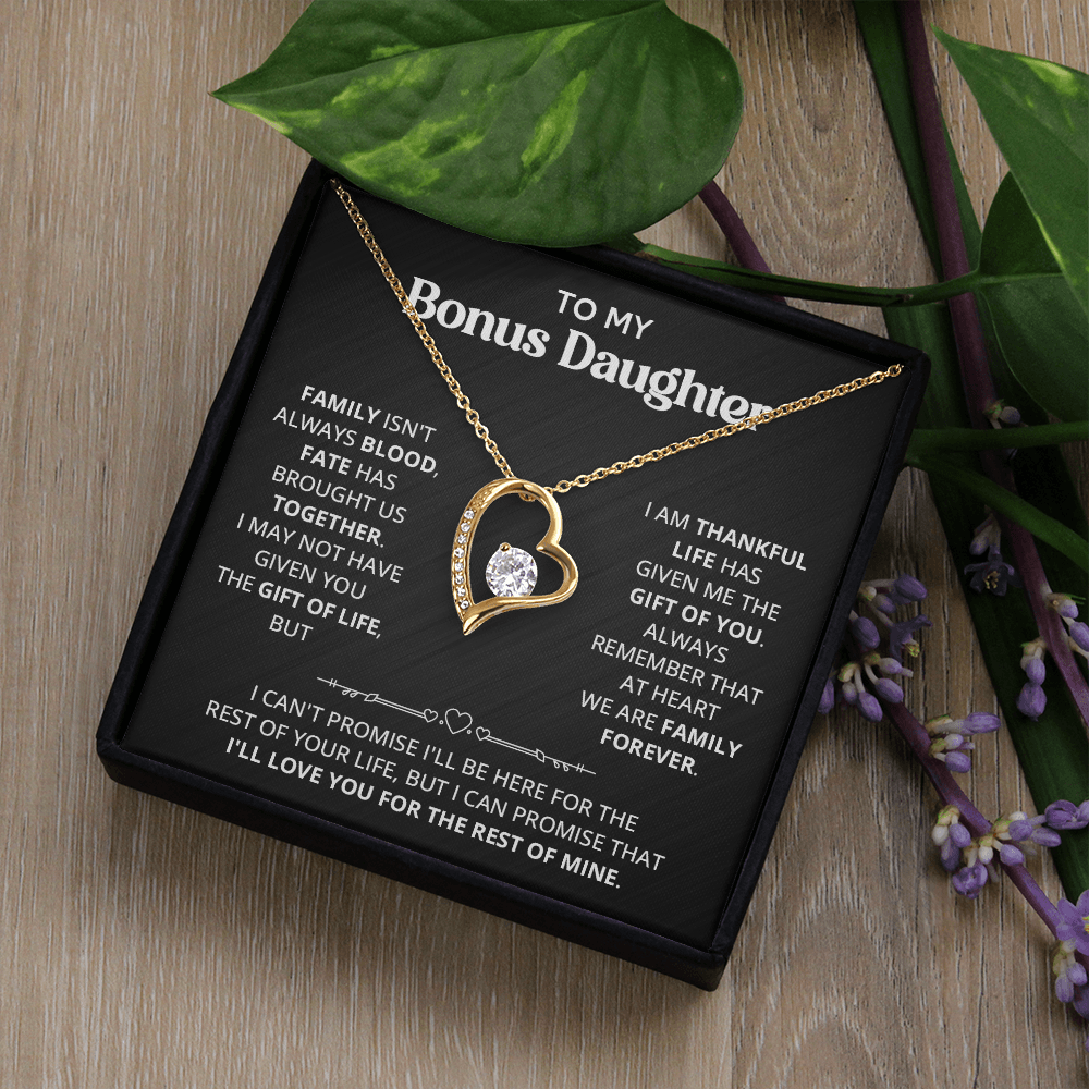 Necklace For Bonus Daughter - Forever Love Necklace