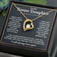 Necklace For Bonus Daughter - I May Not Always - Forever Love Necklace