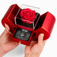 To My Wife - Breathing - Forever Love Necklace - Red Heart Rose Box