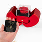 To The Woman Who Changed My Life - Forever Love Necklace - Red Heart Rose Box