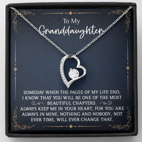 Granddaughter Necklace from Grandma, Granddaughter Gifts from Grandpa
