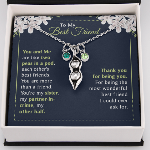Best Friend Necklaces Birthday Gifts for Best Friend, Soul Sister Necklace, Best Friend Jewelry, Friendship Necklace, Bff Necklaces with Birthstones
