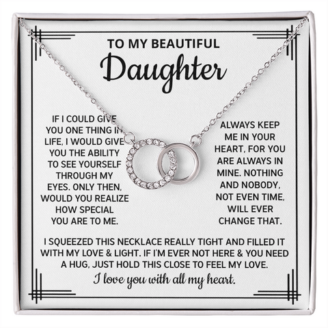 Daughter Necklaces From Mom Dad, Mother Daughter Gifts From Mom, Birthday Gifts For Daughter From Dad, Father To Daughter Gifts From Dad, Father Daughter Necklace, Perfect Pair Necklaces For Daughter