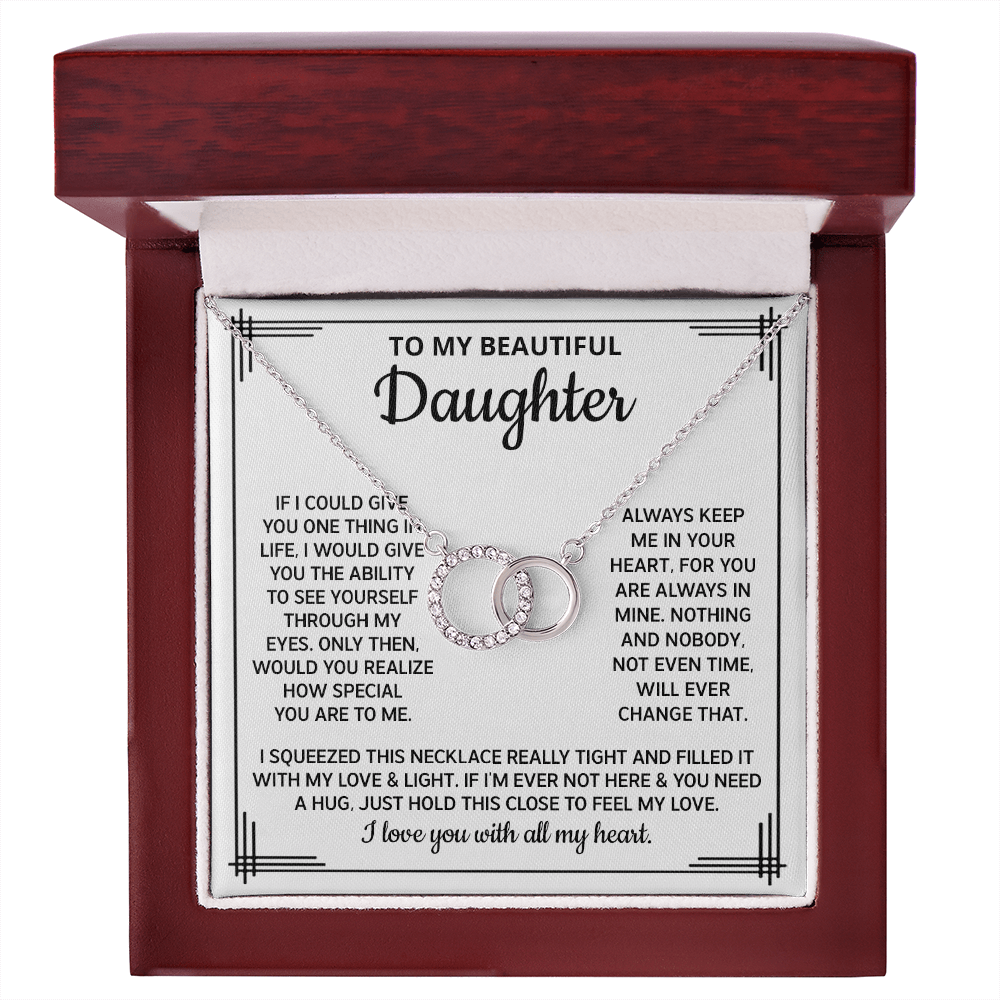 Daughter Necklaces From Mom Dad, Mother Daughter Gifts From Mom, Birthday Gifts For Daughter From Dad, Father To Daughter Gifts From Dad, Father Daughter Necklace, Perfect Pair Necklaces For Daughter