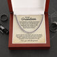 To My Grandson Necklace