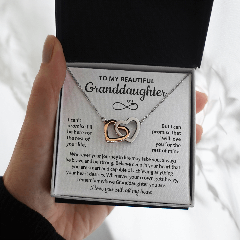 Buy Grandma & Granddaughter Necklace, Grandmother Gift, Heart Necklace,  Grandchild Gift, Christmas Gift, Birthday Gift, 14kt Gold Fill or Silver  Online in India - Etsy