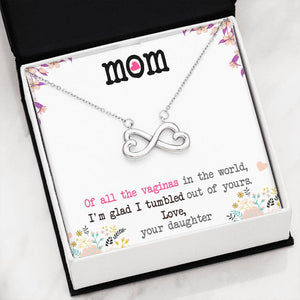 Infinity Heart Necklace: Best Gift for Mom
