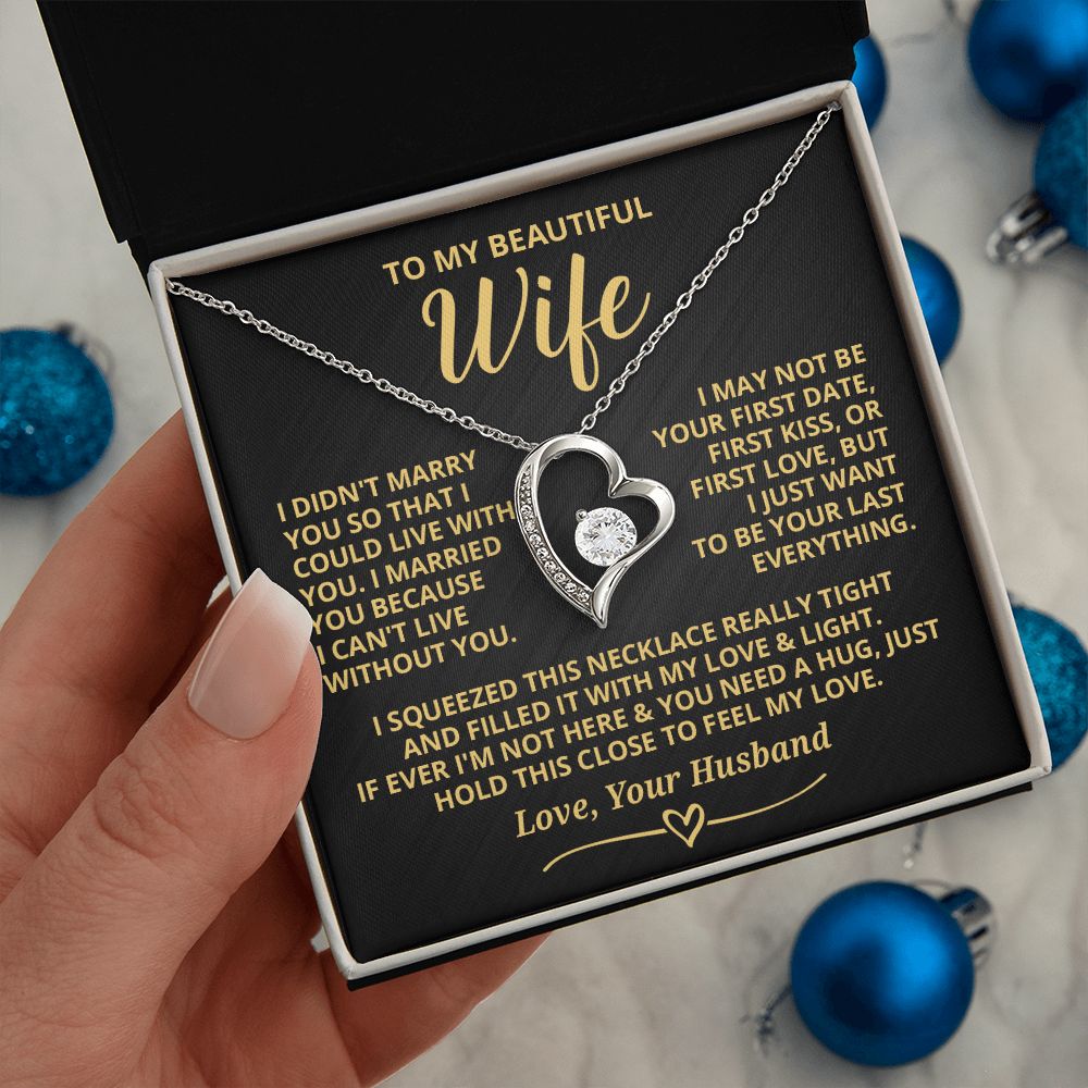 DS-7472816 - DS-7472817 - To My Wife - Last Everything - Forever Love Necklaces