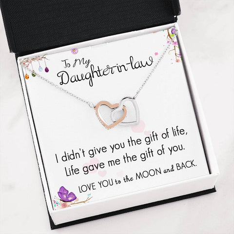Interlocking Heart Necklace: Best Gift for Daughter-in-law