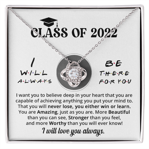 Class of 2022 Graduation Necklace For Daughter Granddaughter Niece Sister, Graduation Gifts For Her Class of 2022 Necklace Gifts For Girls, Graduation Jewelry with Message Card and Gift Box