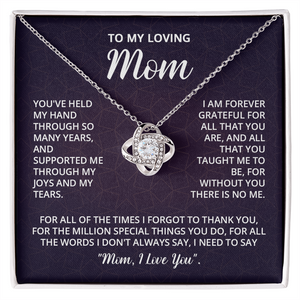 Mom Necklace From Daughter and Son, Gifts For Mom From Daughter, Mothers day Gifts For Mom