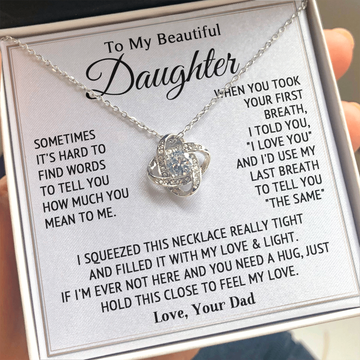 Buy Father Daughter Necklace, Daughter, Gift From Father to Daughter,  Daughter Gift, Love of Father, Love of Daughter, Christmas Presents Online  in India - Etsy
