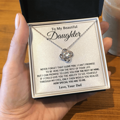 Dad to Daughter Gifts, Daughter Necklace from Dad, Daughter Gifts from Dad, Father Daughter Necklace