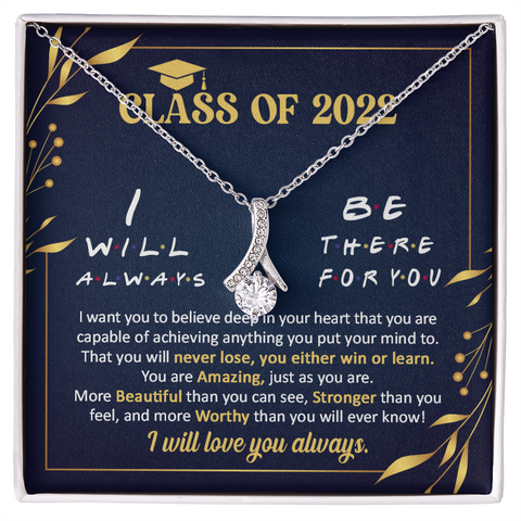 Class of 2022 Graduation Necklaces For Daughter Granddaughter Niece Sister, Graduation Gifts For Her Class of 2022 Necklace Gifts For Girls, Graduation Jewelry with Message Card and Gift Box