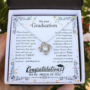 Graduation Necklace 2021, College Graduation Gifts for Her