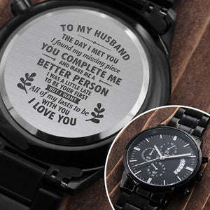 Engraved Watches Gifts for Husband, Birthday Gift for Husband, Anniversary Gifts for Husband