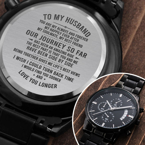 Engraved Watch Gifts for Husband, Birthday Gift for Husband, Anniversary Gifts for Husband