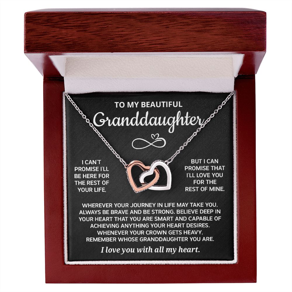 To My Granddaughter Necklace